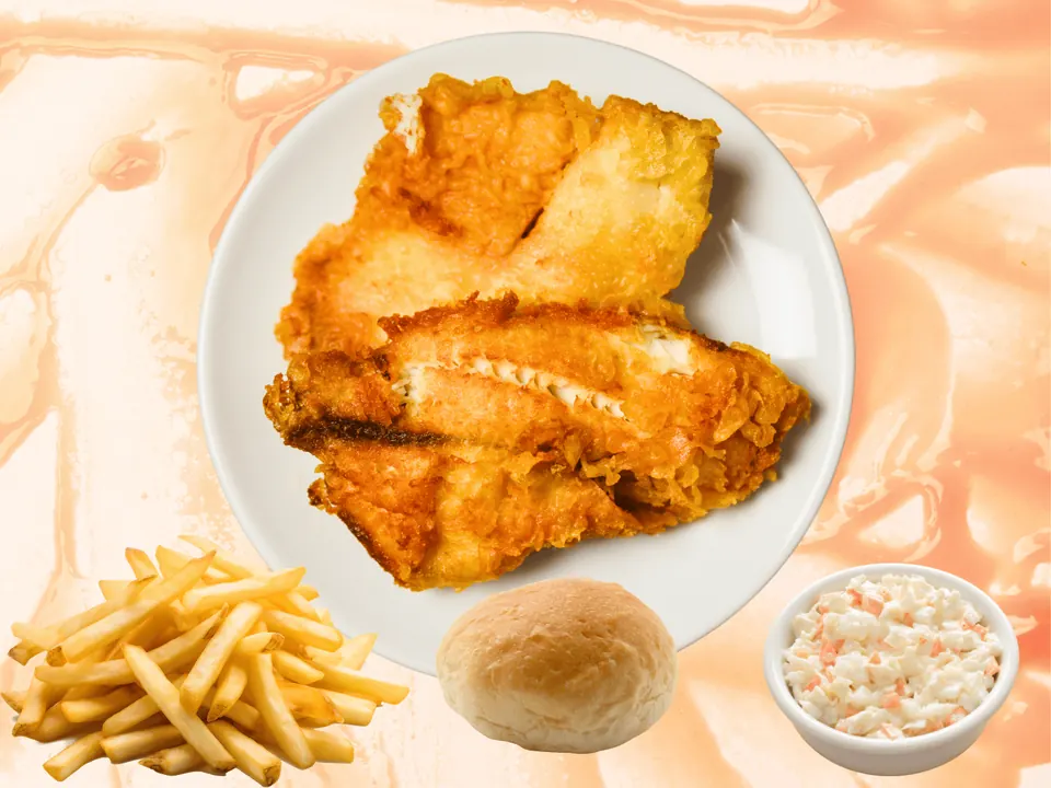 Fried tilapia fillets